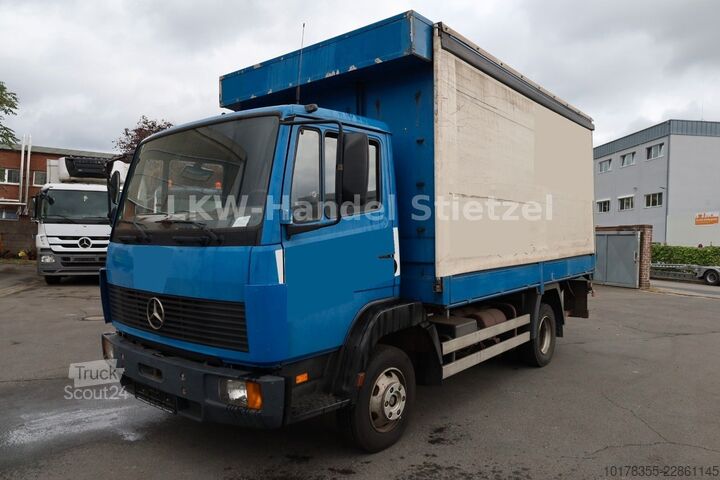 Plachtová dodávka MERCEDES-BENZ 814 6 Zylinder, Blattfederung, kurzer Radstd.