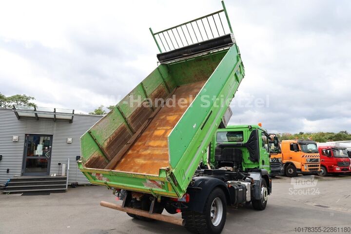 Damperli kamyon MAN TGM 18.290 4x2 BB Meiller 3-Seiten-Kipper, Klima