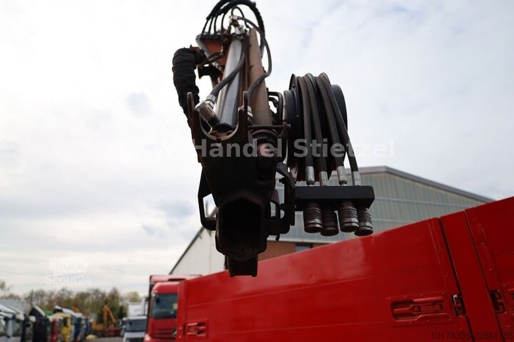 Camión de plataforma MERCEDES-BENZ Atego 1527 L 4x2, Euro 6, Ladekran, Klima, Diff.