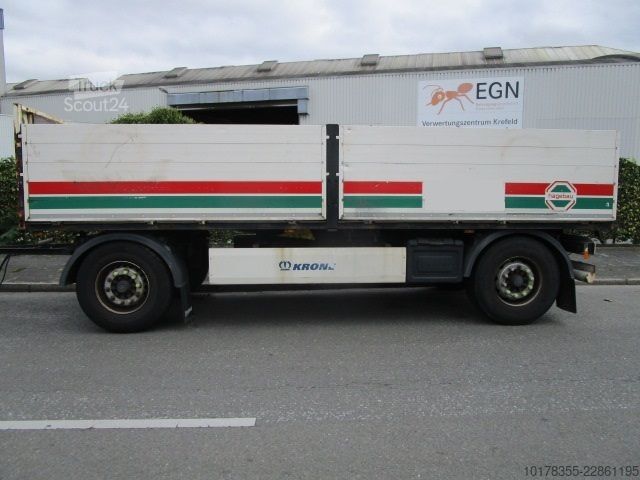 Otwarta przyczepa KRONE AZ 18 NF18F, Baustoffanhänger, Scheibe/Luft, 6,5
