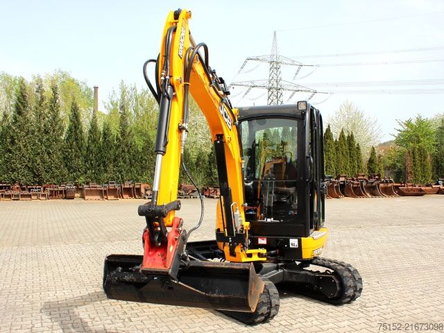 Minibager použitý - Top stav, udržiavaný JCB 8029 CTS  Schnellwechser  MS - 03 + 1 TL