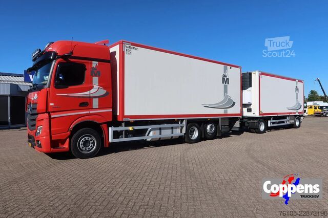 Kølet/frosset transport Mercedes-Benz Actros 2653 2653 LL Koel/Vries. Cherau Aanhange...