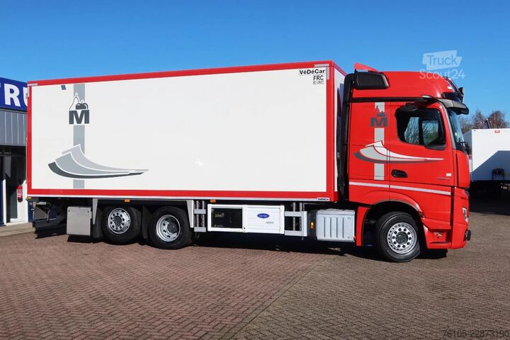 Kølet/frosset transport Mercedes-Benz Actros 2653 2653 LL Koel/Vries. Cherau Aanhange...