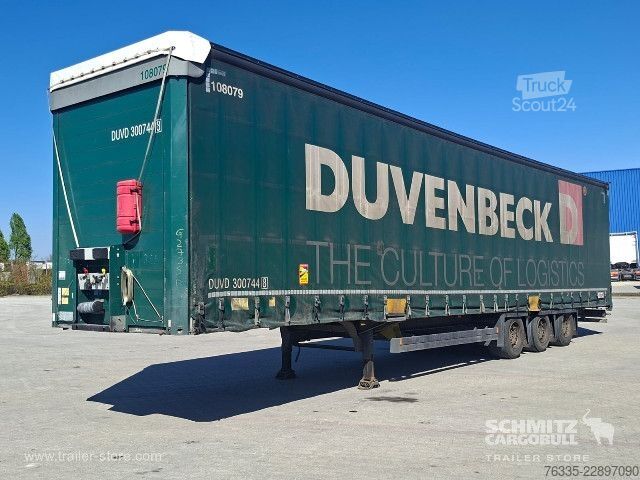 Semi-reboque aberto com lona Schmitz Cargobull Curtainsider Mega