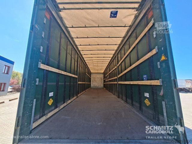 Semi-reboque aberto com lona Schmitz Cargobull Curtainsider Mega