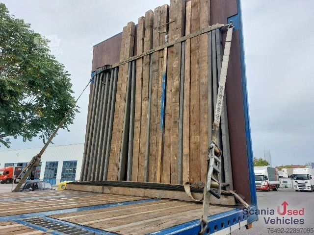 Semirremolque abierto Schwarzmüller S1 Pritsche 4,0 m ausziehbar + Ladungsträger 1,5