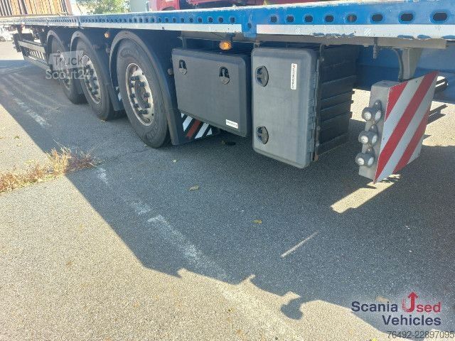 Semirremolque abierto Schwarzmüller S1 Pritsche 4,0 m ausziehbar + Ladungsträger 1,5