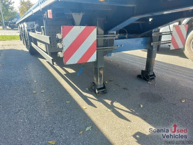 Semirremolque abierto Schwarzmüller S1 Pritsche 4,0 m ausziehbar + Ladungsträger 1,5