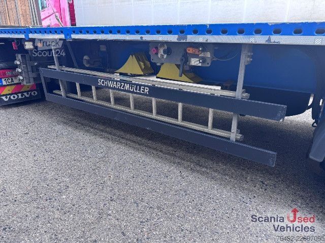 Semirremolque abierto Schwarzmüller S1 Pritsche 4,0 m ausziehbar + Ladungsträger 1,5