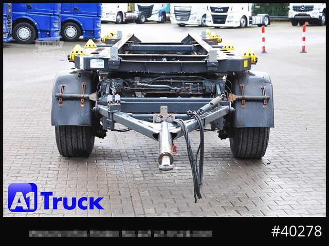 Hooklift trailer HUEFFERMANN HMA 18.24, Absetzer, Safety-Fix, Frontbeladung,