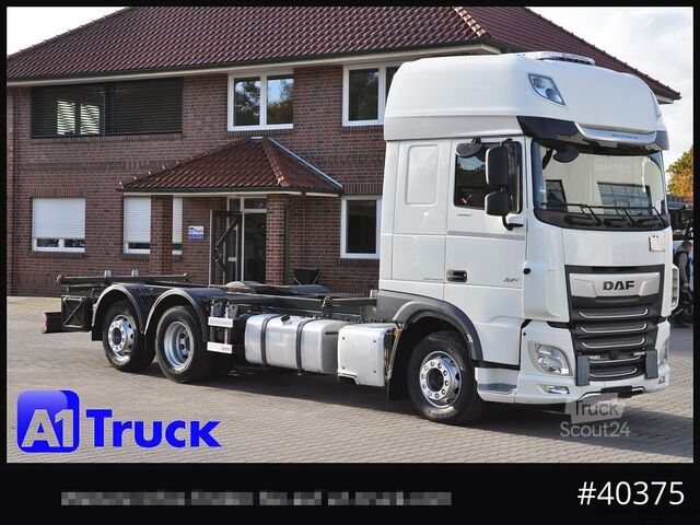 Wechselfahrgestell LKW DAF DAF XF 480 FAN SSC Intarder, Lenkachse Standlklima