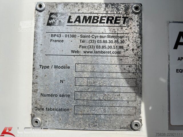 Kühlauflieger LAMBERET SR2*Carrier Vector*Doppelstock*Liftachse*BPW*