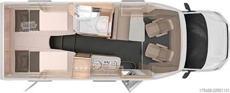 Yarı entegre karavan KNAUS Van TI PLUS PLATINUM SELECTION 650 MEG *2x LiPo*