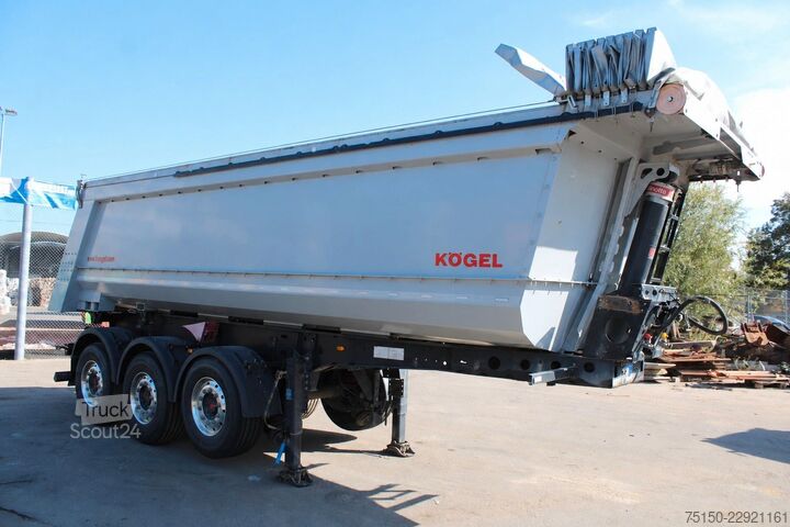 Полуприцеп-самосвал KÖGEL SKM24 Kippmulde 27 m³ autom.Verdeck LIFT Nr: 066