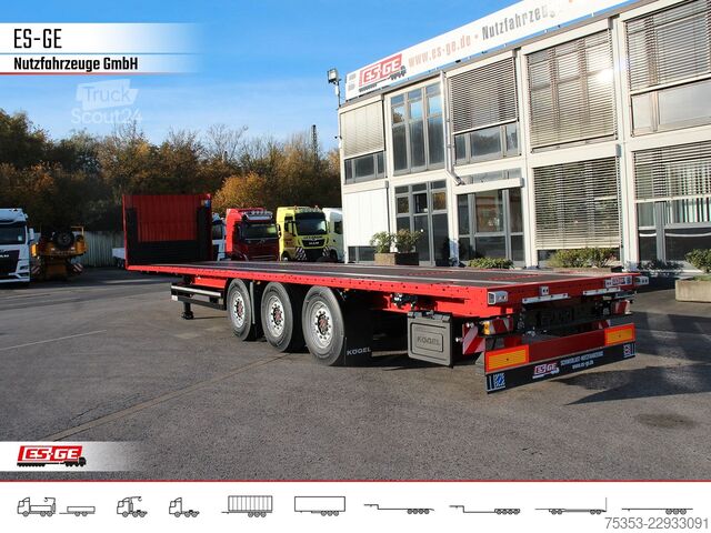 Werkplatform oplegger KÖGEL 3-Achs-Sattelanhänher Multi Chassis