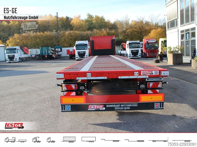 Werkplatform oplegger KÖGEL 3-Achs-Sattelanhänher Multi Chassis