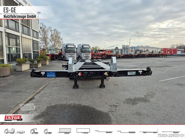 Maināmās virsbūves puspiekabe KÖGEL PORT 45 TRIPLEX Containerchassis