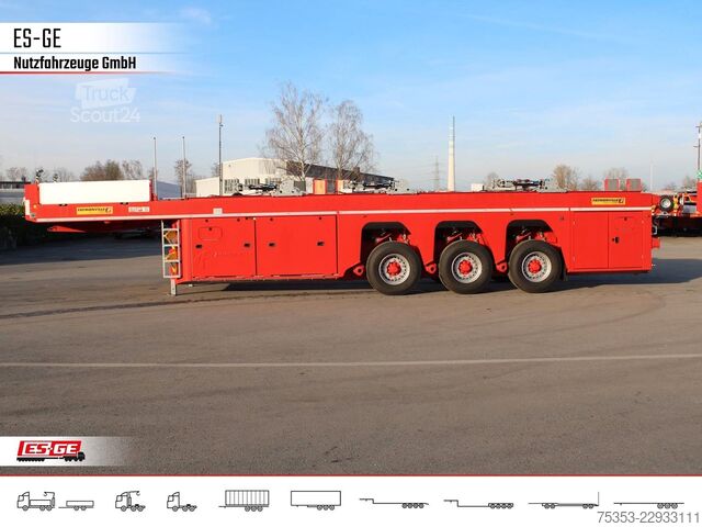 Semitrailer FAYMONVILLE Prefamax Innenlader 3 x LASI