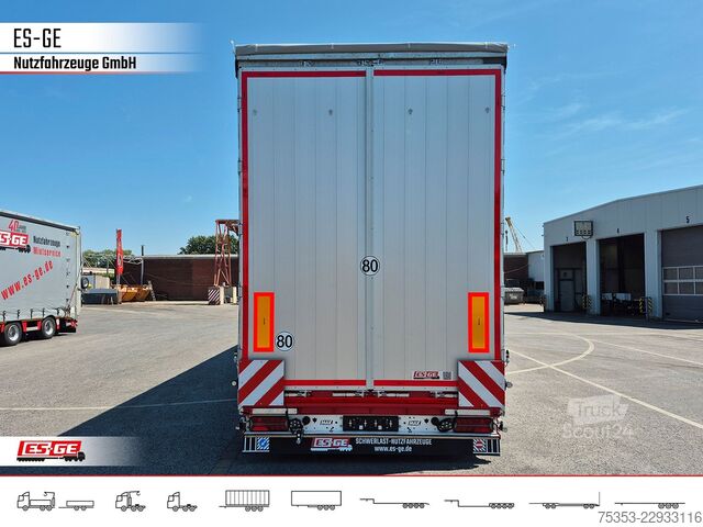 Нискорамно полуремарке FAYMONVILLE MAX Trailer MAX100 Semi-Tieflader Planenaufbau