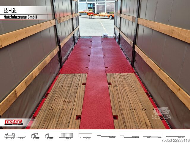 Нискорамно полуремарке FAYMONVILLE MAX Trailer MAX100 Semi-Tieflader Planenaufbau