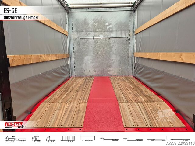 Нискорамно полуремарке FAYMONVILLE MAX Trailer MAX100 Semi-Tieflader Planenaufbau