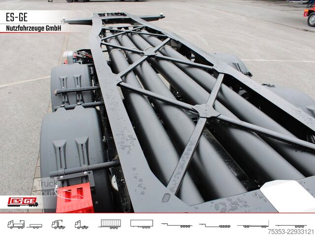 Maināmās virsbūves puspiekabe KÖGEL PORT 20 TANKPLEX Containerchassis