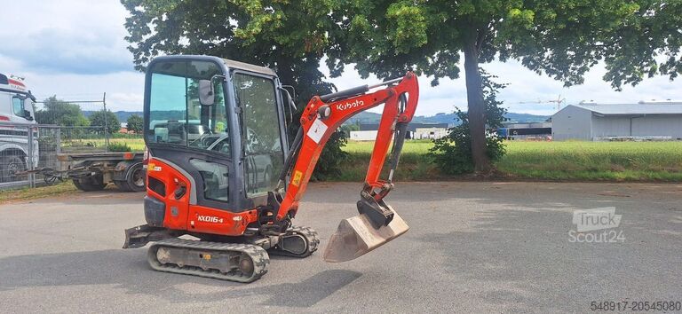 Miniterrassier Kubota KXo 16-4 Minibagger 1-hand Deutsche Maschine