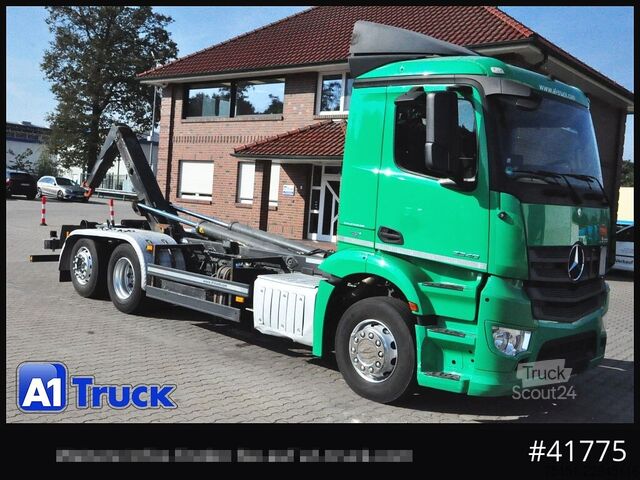 Autocamion cu cârlig pentru containere MERCEDES-BENZ Antos 2540  Meiller  Lift-Lenkachse