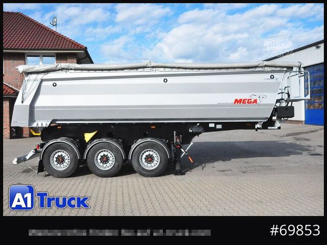 Semiremorcă basculantă BENALU Mega  25m³ Lift Stahl  SAF 4X4 Allrad 1350mm