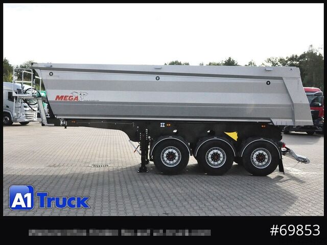 Semiremorcă basculantă BENALU Mega  25m³ Lift Stahl  SAF 4X4 Allrad 1350mm