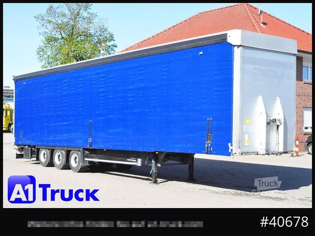 Semi-reboque aberto com lona SCHMITZ SCB  24, Mega, Speed Curtain, VDI 2700, deutsche Zulassung