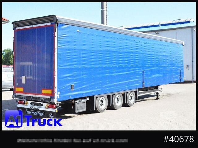 Semi-reboque aberto com lona SCHMITZ SCB  24, Mega, Speed Curtain, VDI 2700, deutsche Zulassung