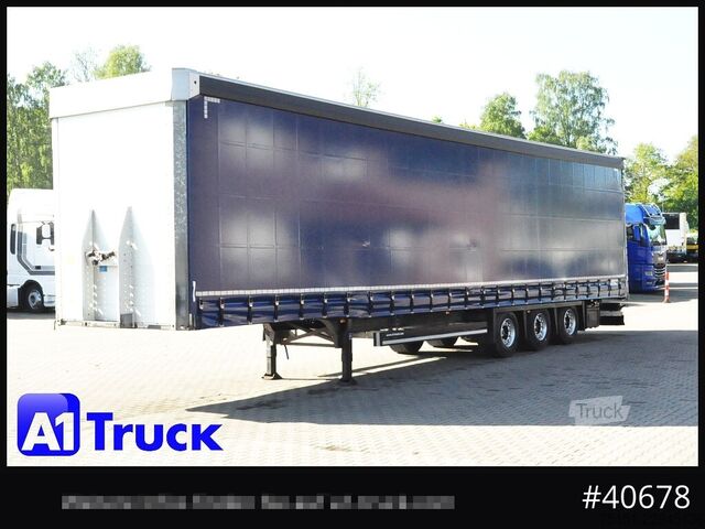 Semi-reboque aberto com lona SCHMITZ SCB  24, Mega, Speed Curtain, VDI 2700, deutsche Zulassung