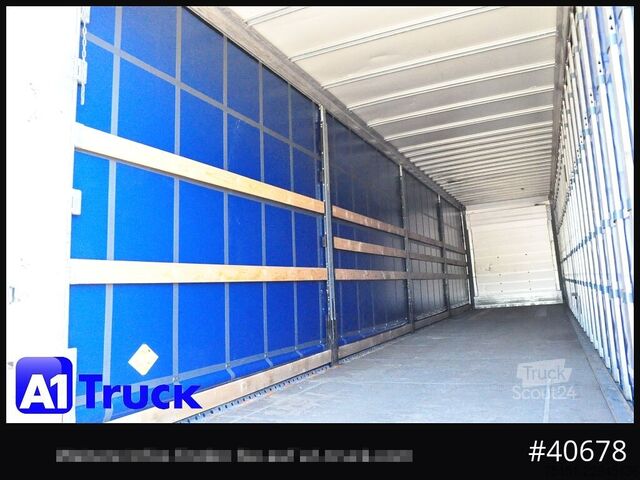 Semi-reboque aberto com lona SCHMITZ SCB  24, Mega, Speed Curtain, VDI 2700, deutsche Zulassung