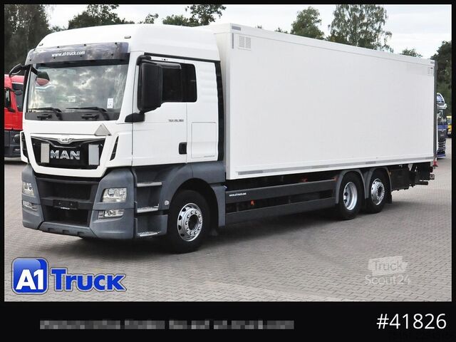 Vrachtwagen met bakwagen MAN TGX 26.360 LL, LBW Navi Lenkachse L 8,5m