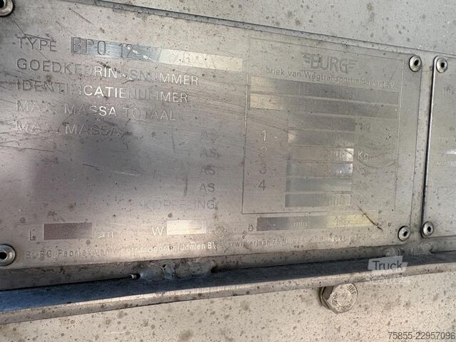 Tank Burg BPO 12-27 ZGZXX 32600 Ltr / 3 Kammer / Chemie L...