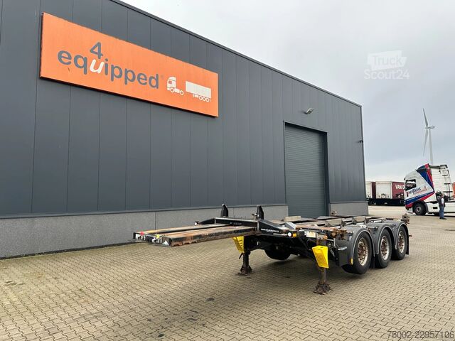 Containervervoer D-TEC FLEXITRAILER TRACTION / ADR / SAF + discbrakes ...