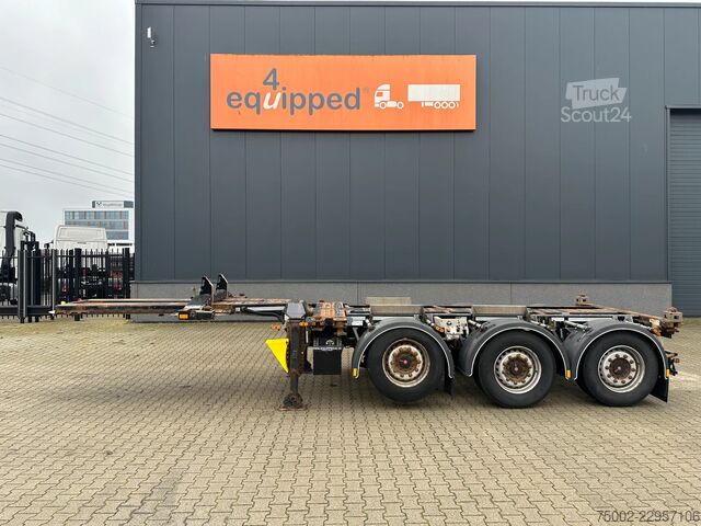 Containervervoer D-TEC FLEXITRAILER TRACTION / ADR / SAF + discbrakes ...