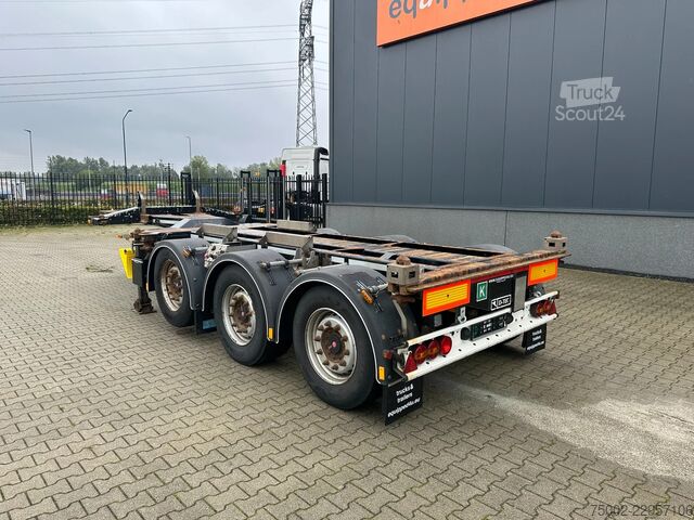 Containervervoer D-TEC FLEXITRAILER TRACTION / ADR / SAF + discbrakes ...