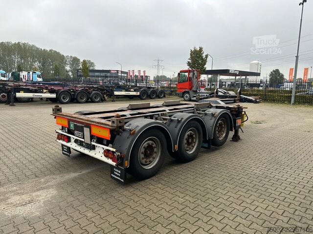Containervervoer D-TEC FLEXITRAILER TRACTION / ADR / SAF + discbrakes ...
