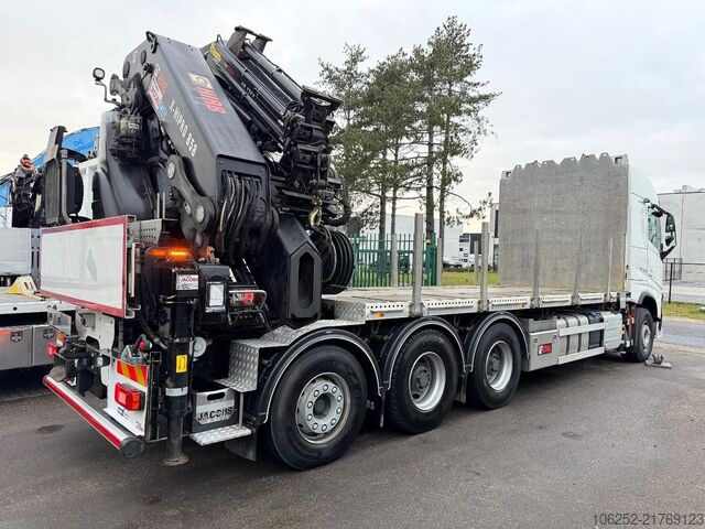 Lastauslautta Volvo FH 420 8x4 TRIDEM PRITSCHE + 31m! KRAN HIAB 858...