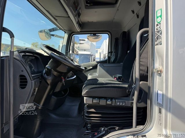 Camión plataforma con toldo MERCEDES-BENZ ATEGO 818 / 918 L Plane 7,1 m EDSCHA * LBW 1 to.