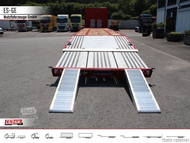 Werkplatform oplegger ES-GE 3-Achs Megatrailer, hydr. Heckabsenkung
