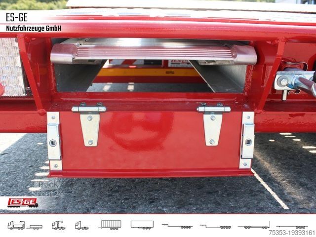 Werkplatform oplegger ES-GE 3-Achs Megatrailer, hydr. Heckabsenkung
