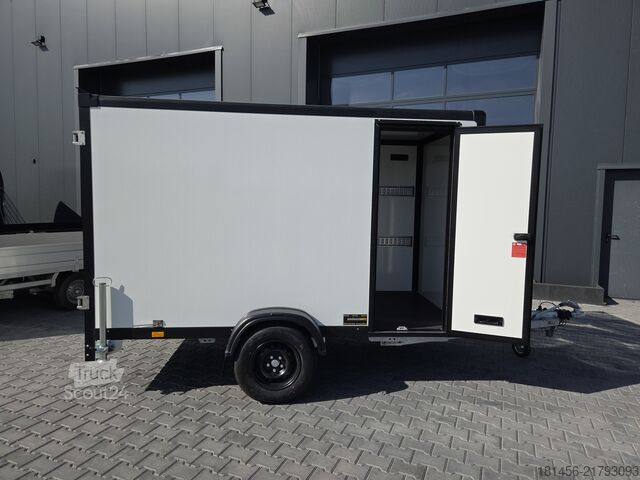 Rimorchio a cassetta trailershop GFK Koffer 305x159x180cm Seitentür 100km