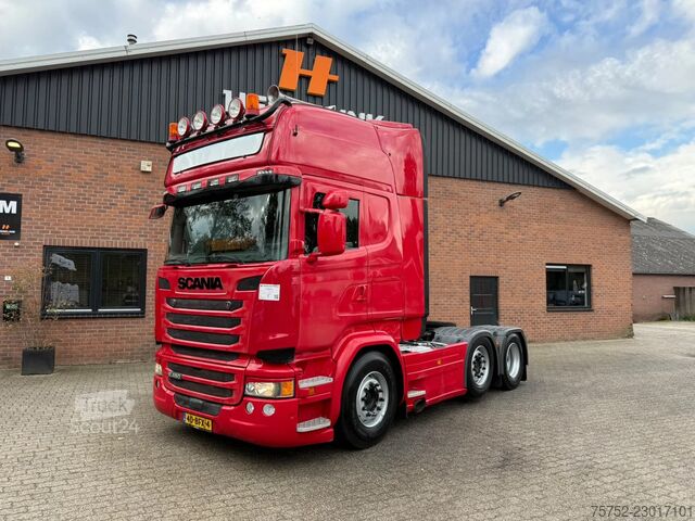 Scania R450 6X2 Hydraulic Retarder Schuifschotel Standairco NL Truck APK/TUV 04-2027 Scania R450 6X2 Hydraulic Retarder Schuifschotel Stand...