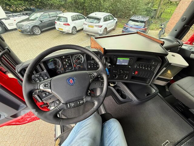 Scania R450 6X2 Hydraulic Retarder Schuifschotel Standairco NL Truck APK/TUV 04-2027 Scania R450 6X2 Hydraulic Retarder Schuifschotel Stand...