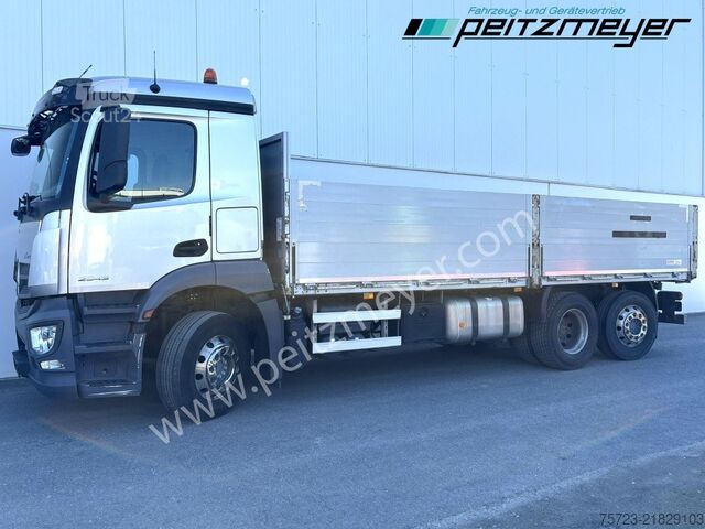 Φορτηγό με επίπεδη καρότσα Mercedes-Benz Antos 2543 LL Pritsche für Mitnahmestapler