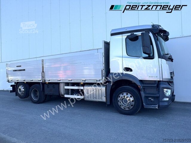 Φορτηγό με επίπεδη καρότσα Mercedes-Benz Antos 2543 LL Pritsche für Mitnahmestapler