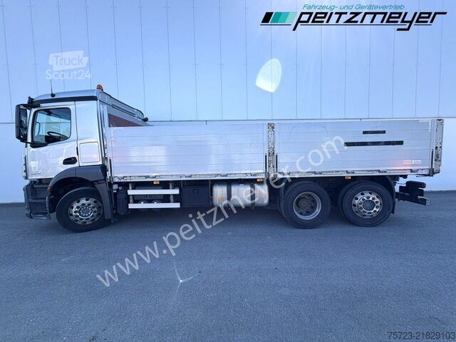 Φορτηγό με επίπεδη καρότσα Mercedes-Benz Antos 2543 LL Pritsche für Mitnahmestapler